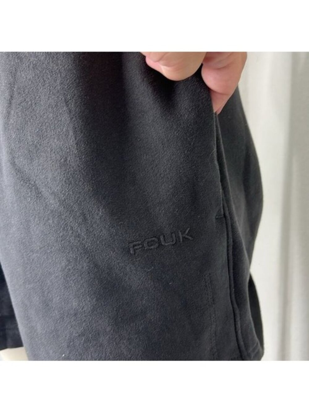 Unisex Tonal Sweatshirt Fcuk Jogger Short Shorts - Picture 8 of 15